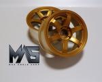 TE37 Sports WHEEL HIGH TRACTION TYPE OFFSET 6/8 GOLD